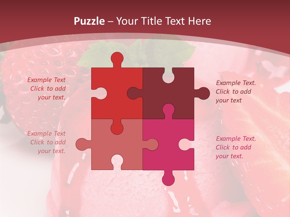 Food Isolated White PowerPoint Template