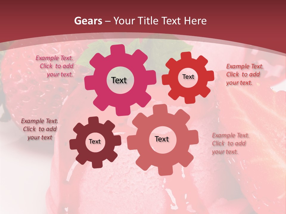 Food Isolated White PowerPoint Template