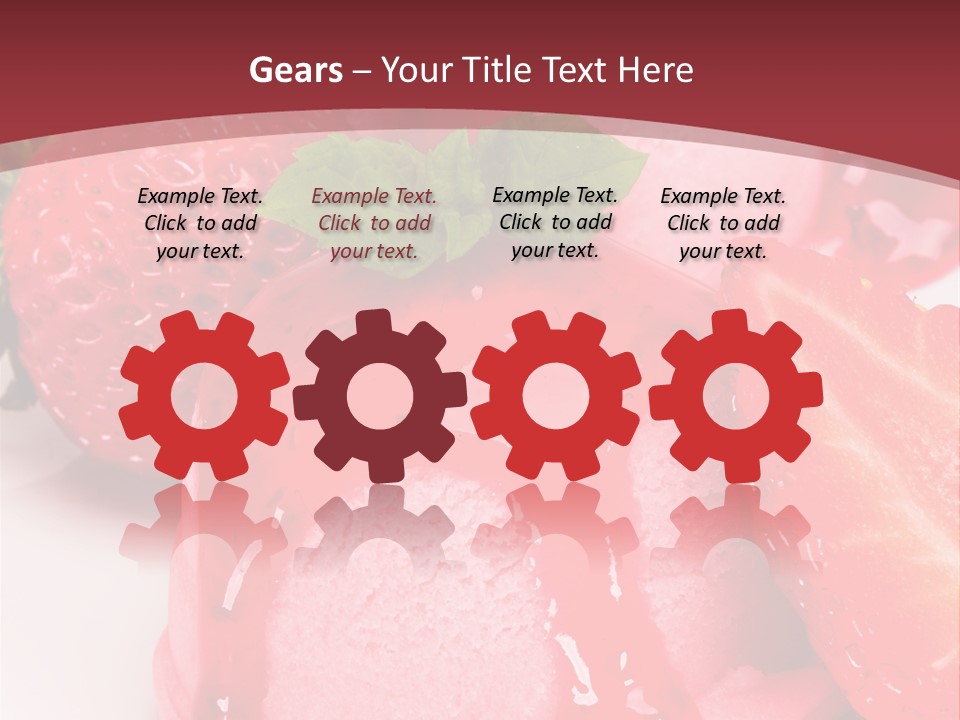 Food Isolated White PowerPoint Template