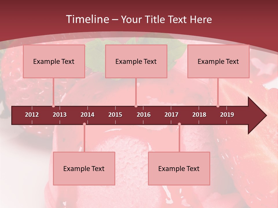 Food Isolated White PowerPoint Template