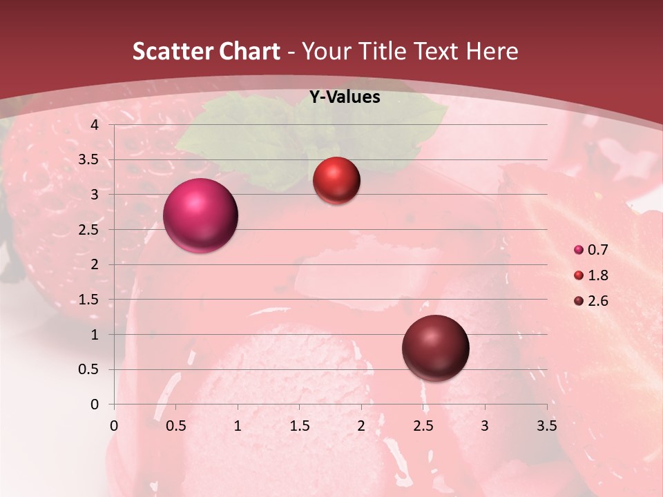 Food Isolated White PowerPoint Template