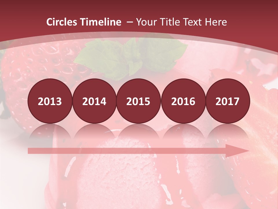 Food Isolated White PowerPoint Template