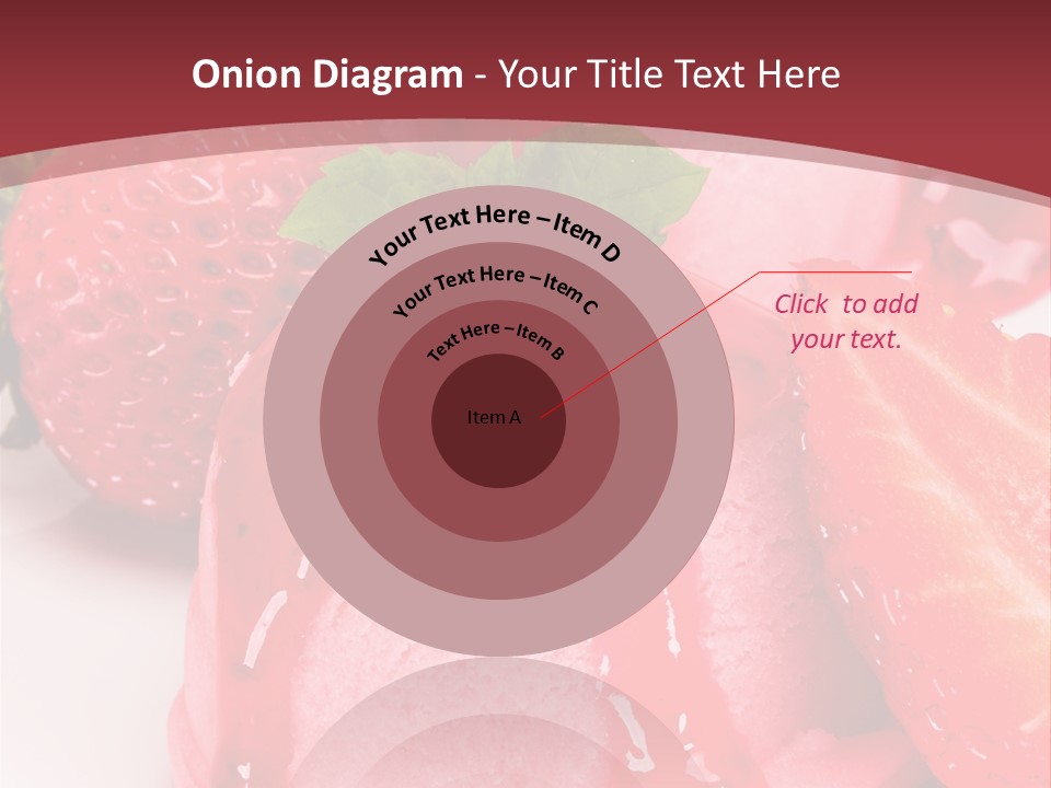 Food Isolated White PowerPoint Template