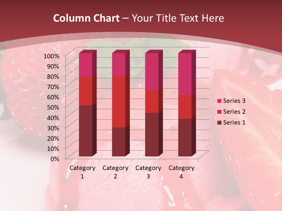 Food Isolated White PowerPoint Template