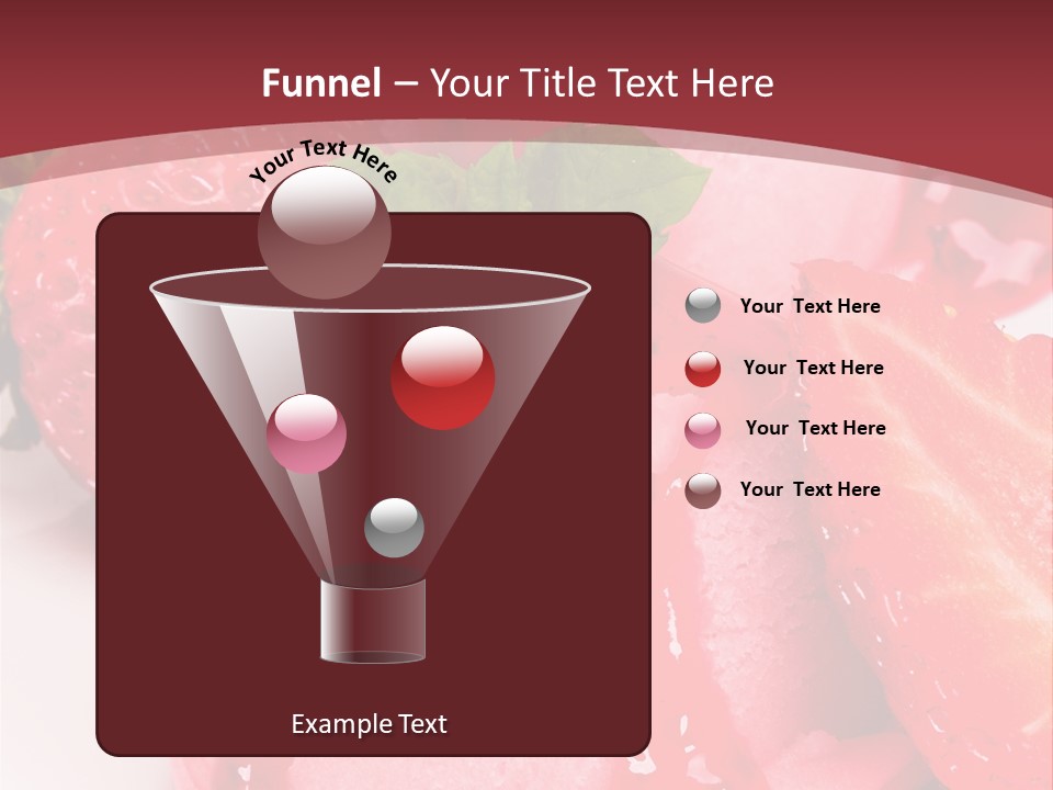 Food Isolated White PowerPoint Template