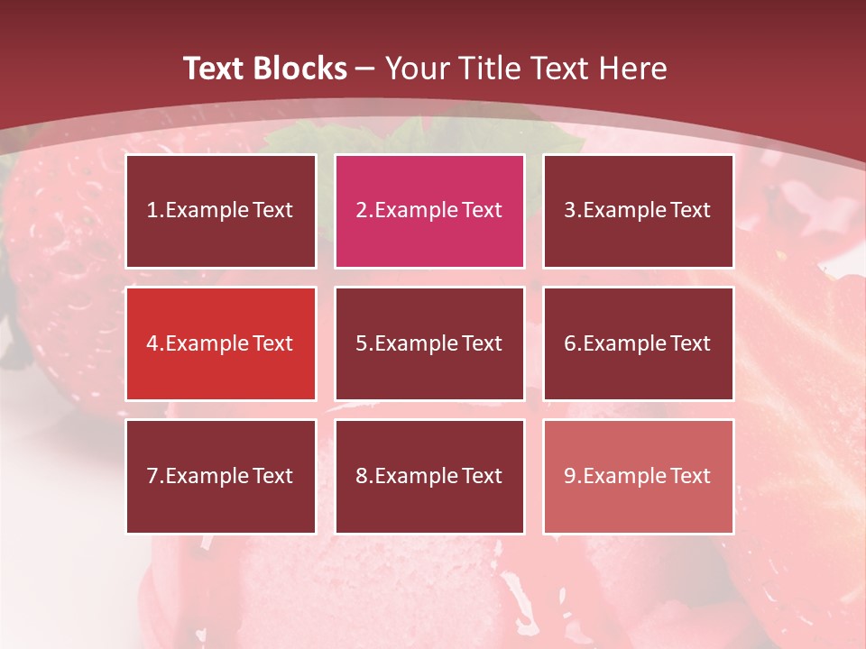 Food Isolated White PowerPoint Template