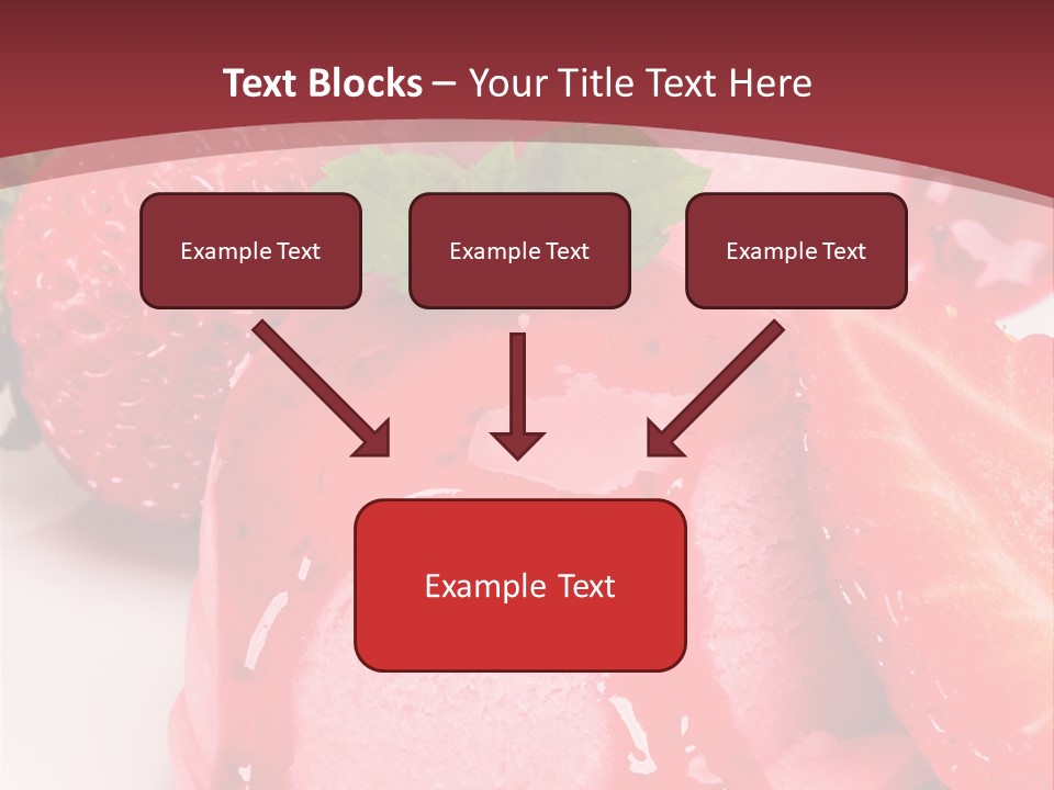 Food Isolated White PowerPoint Template