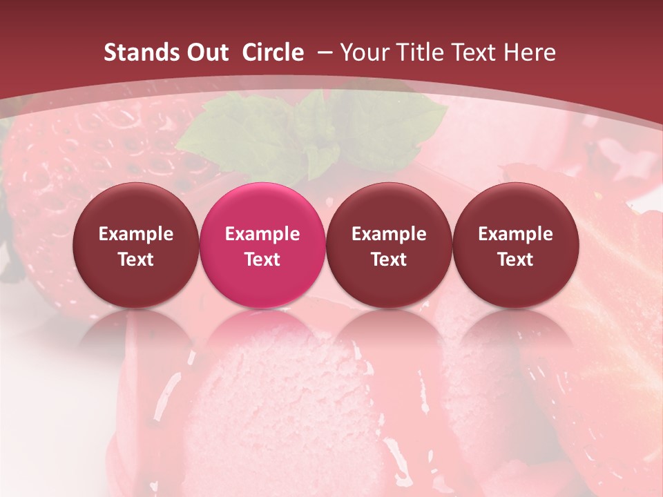 Food Isolated White PowerPoint Template