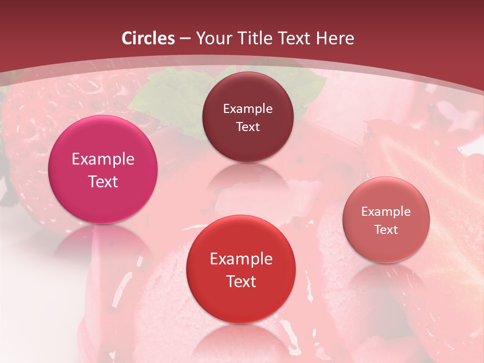 Food Isolated White PowerPoint Template