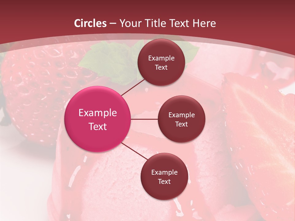 Food Isolated White PowerPoint Template