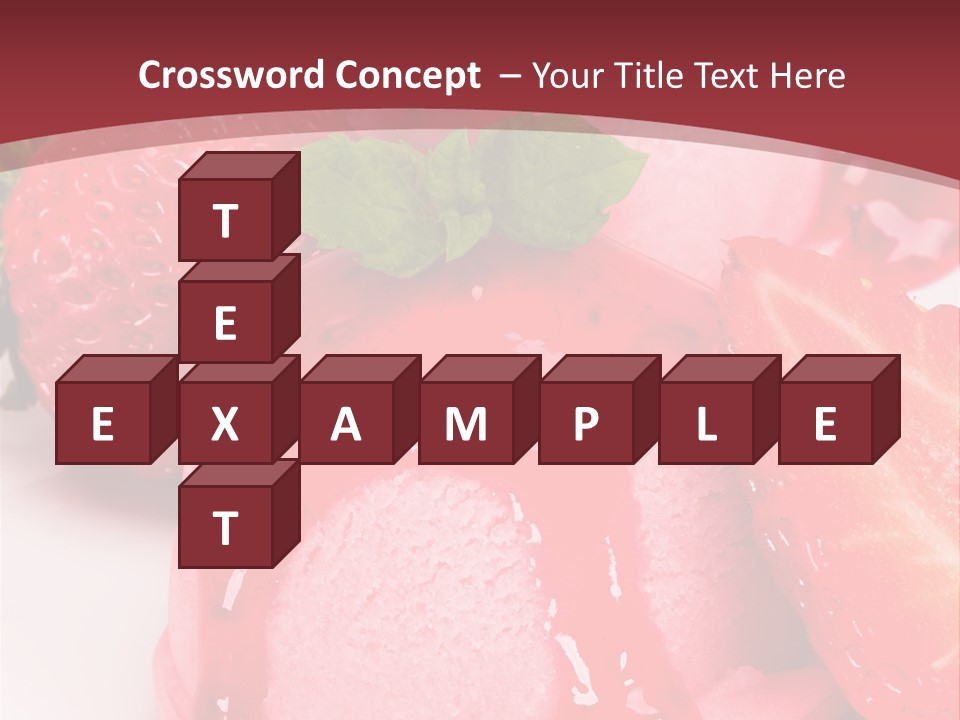 Food Isolated White PowerPoint Template