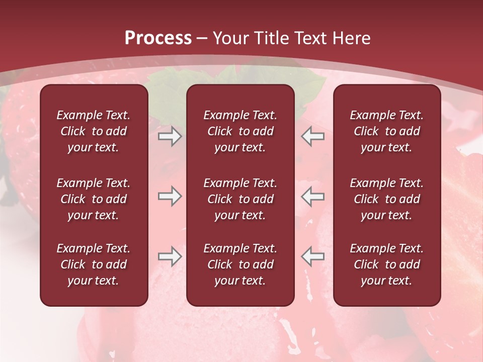Food Isolated White PowerPoint Template