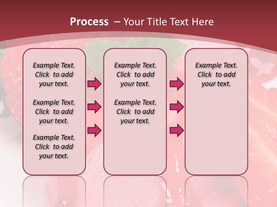 Food Isolated White PowerPoint Template
