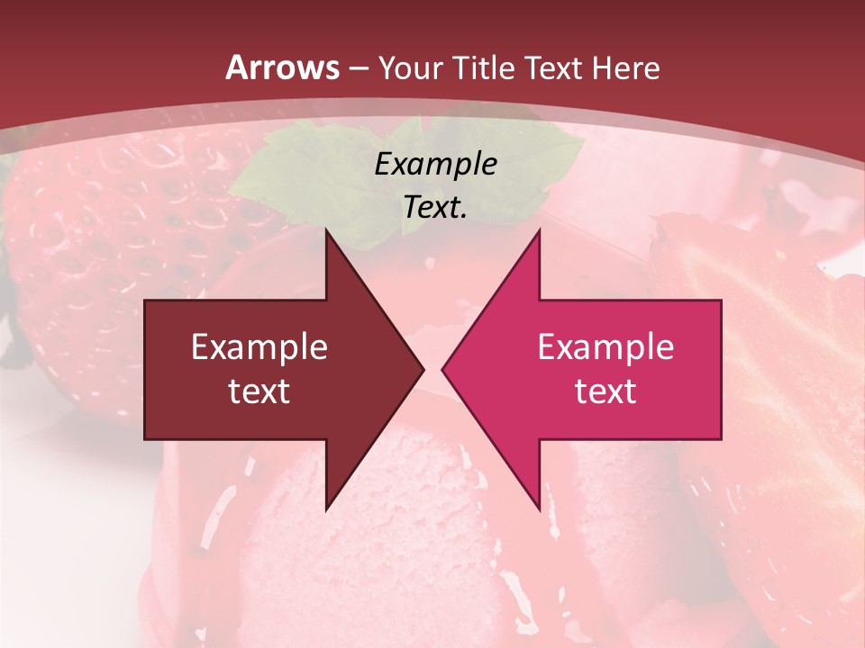 Food Isolated White PowerPoint Template