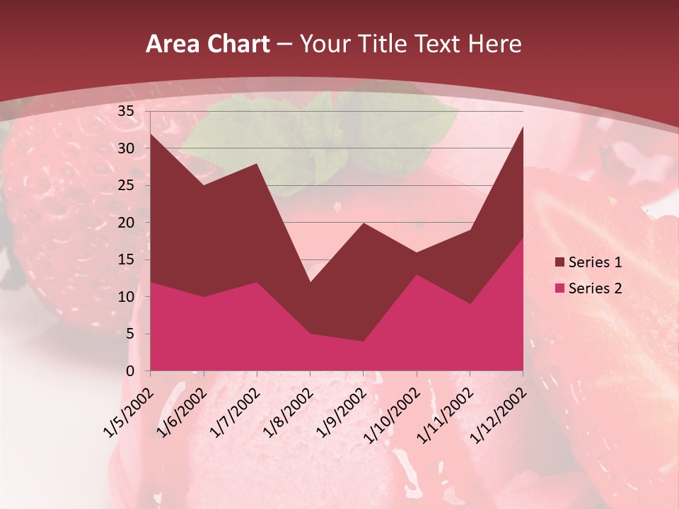 Food Isolated White PowerPoint Template