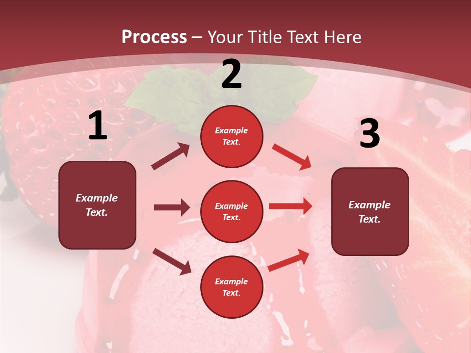 Food Isolated White PowerPoint Template