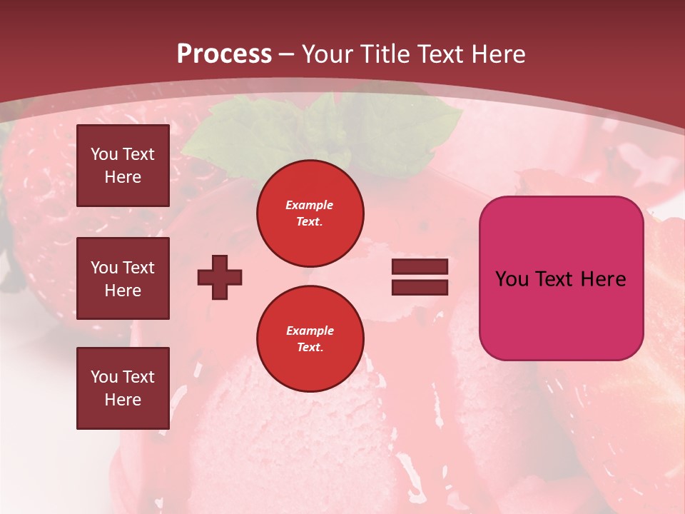 Food Isolated White PowerPoint Template
