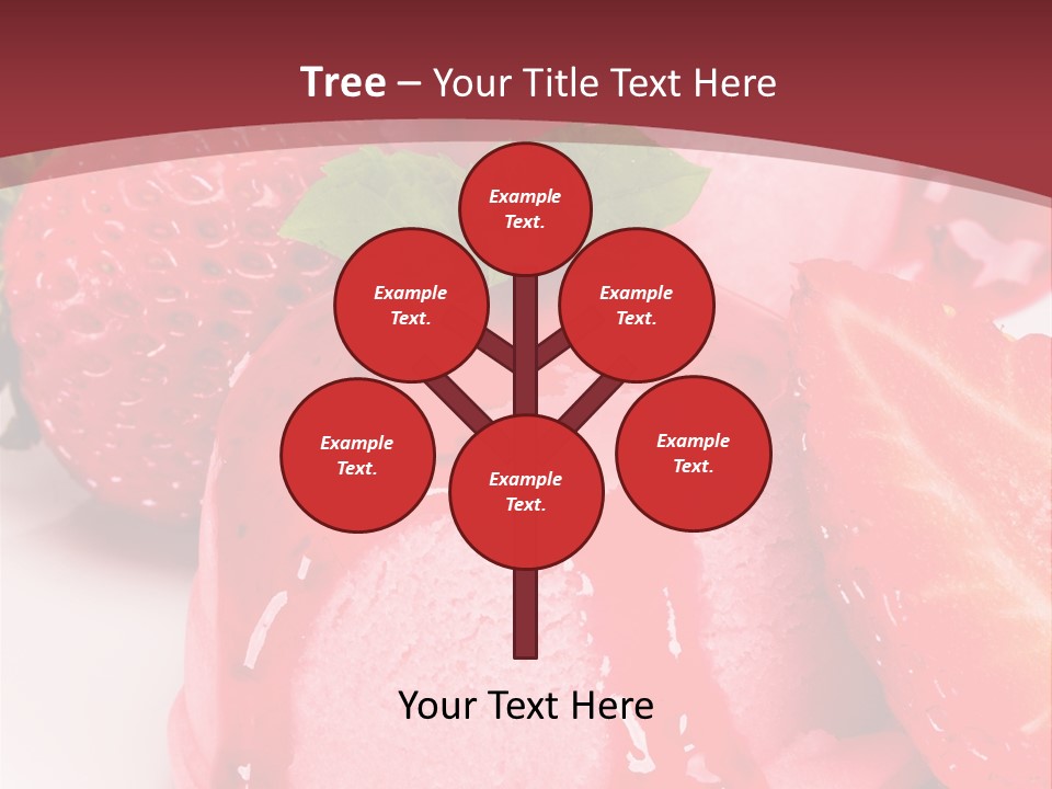 Food Isolated White PowerPoint Template