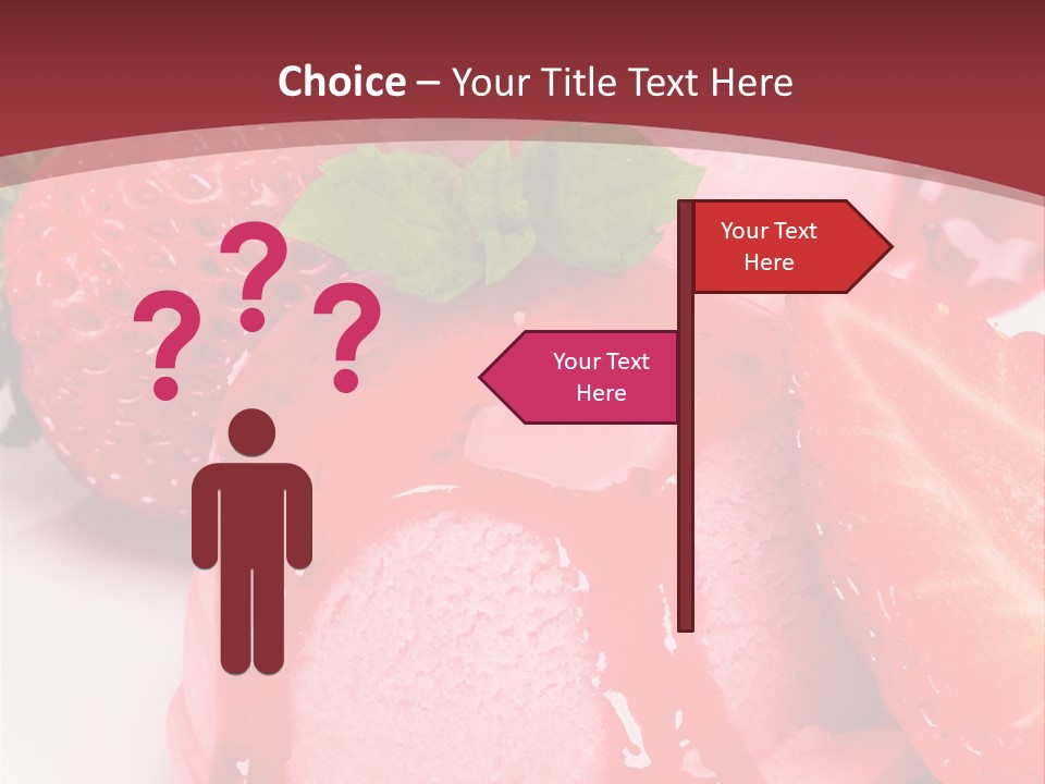 Food Isolated White PowerPoint Template