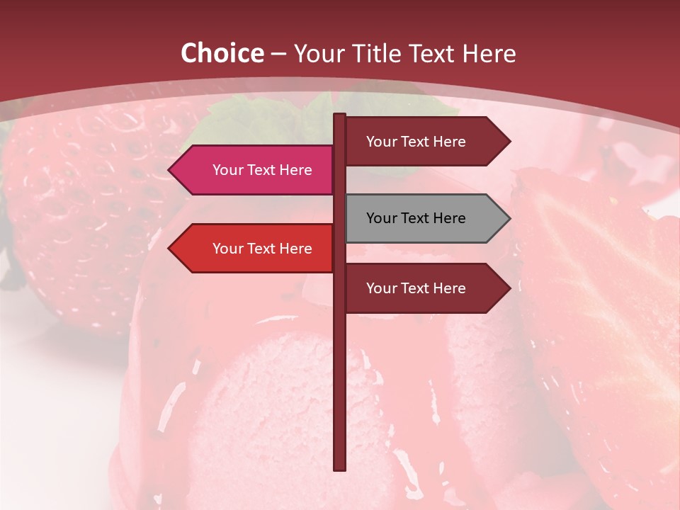 Food Isolated White PowerPoint Template