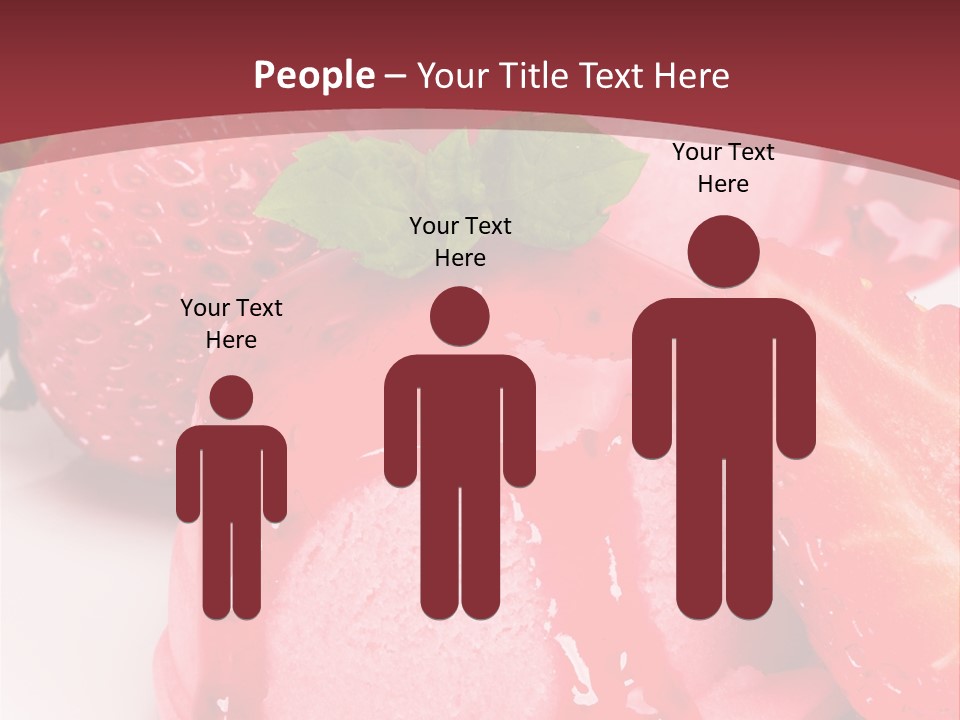 Food Isolated White PowerPoint Template