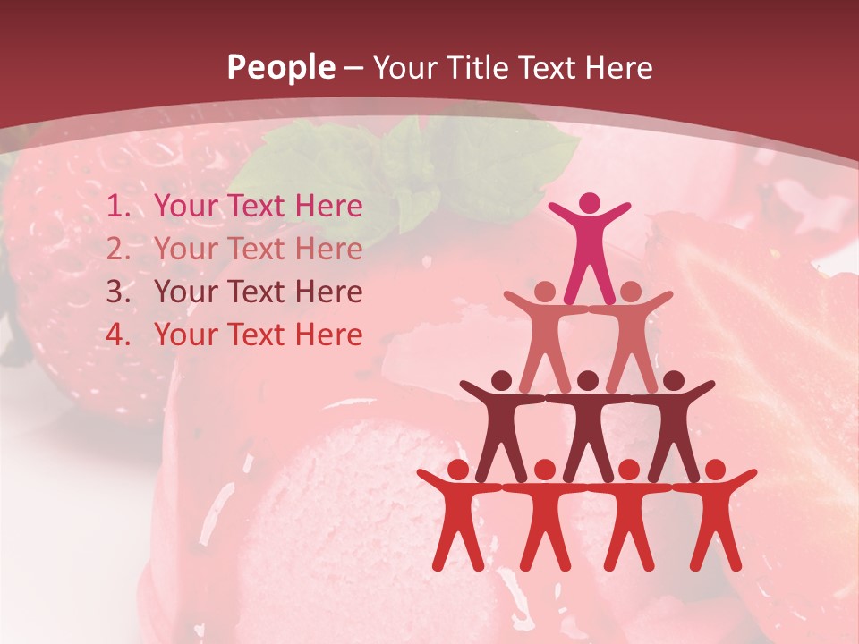 Food Isolated White PowerPoint Template