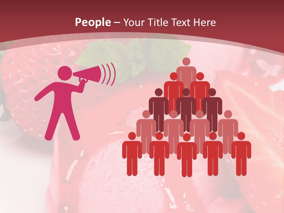 Food Isolated White PowerPoint Template