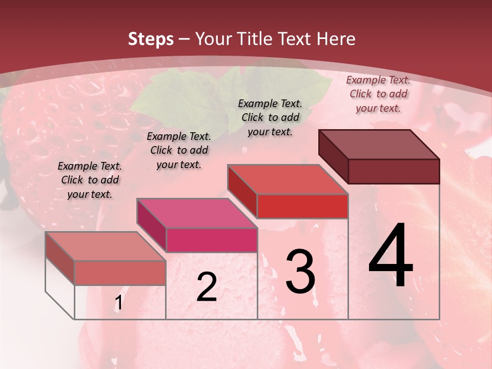 Food Isolated White PowerPoint Template