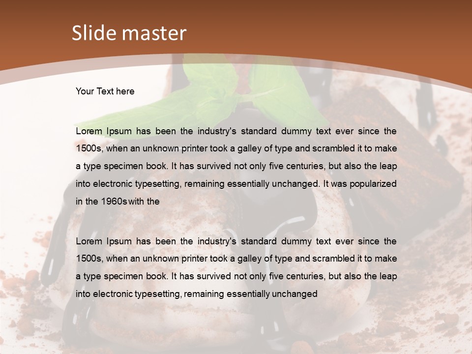 Tea Summer Creamy PowerPoint Template