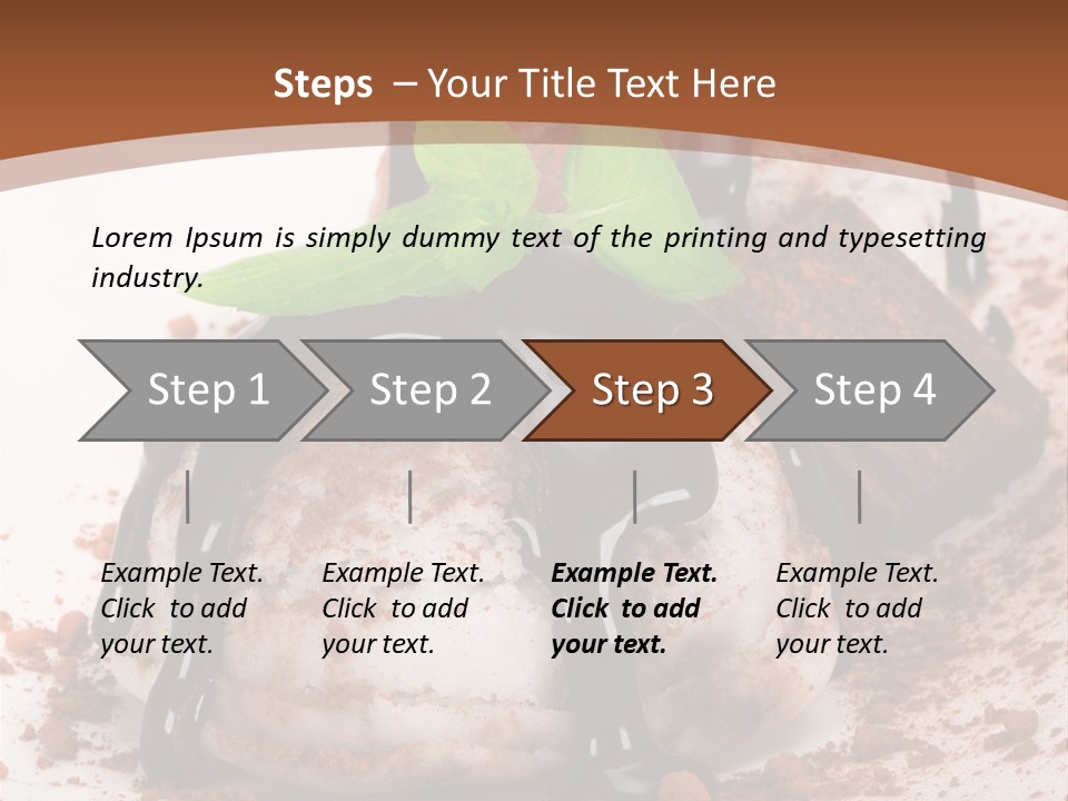 Tea Summer Creamy PowerPoint Template