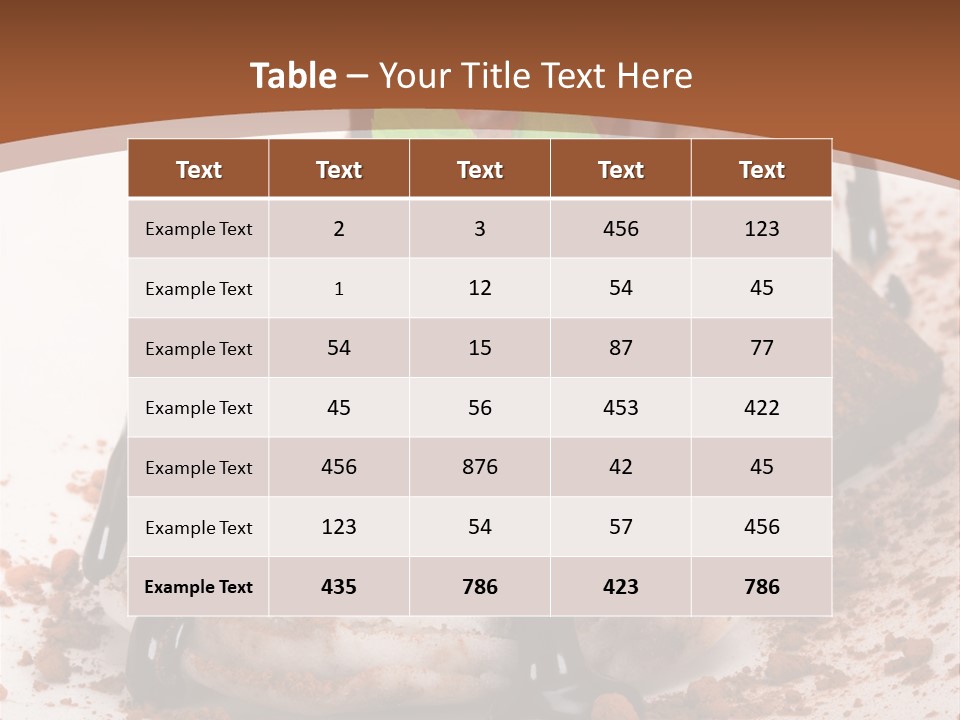 Tea Summer Creamy PowerPoint Template