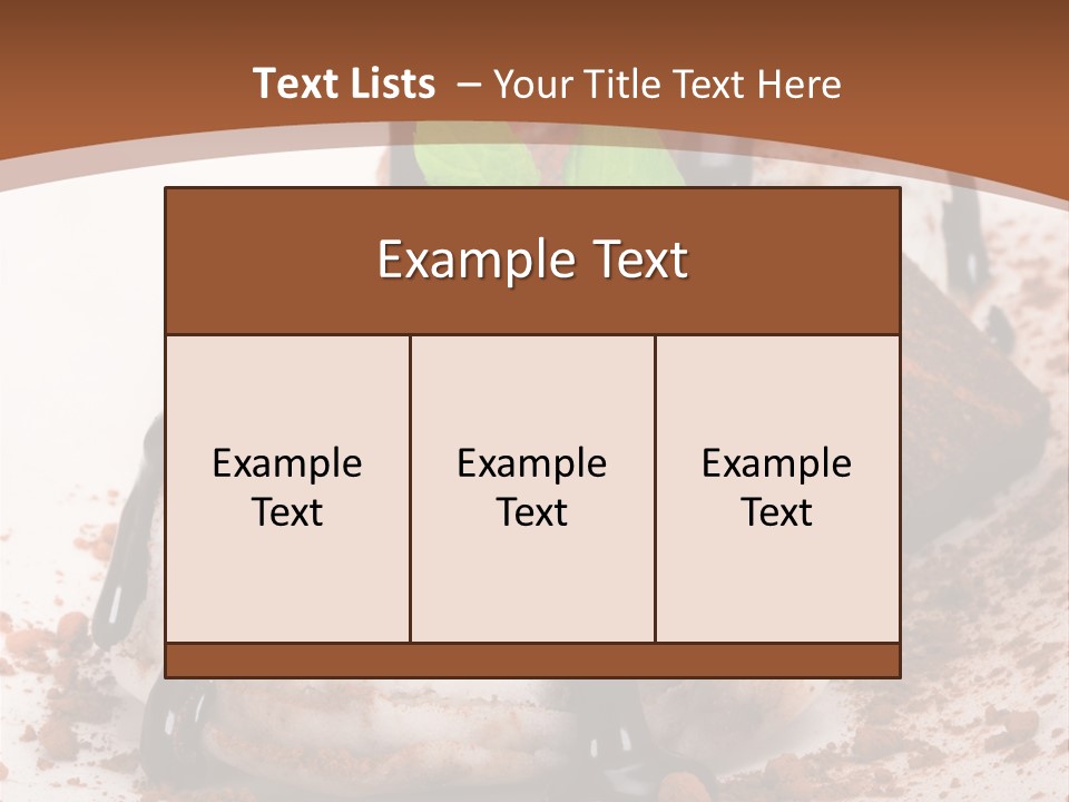 Tea Summer Creamy PowerPoint Template