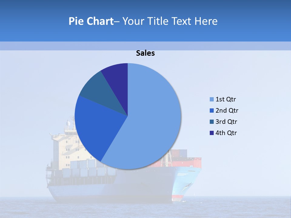Blue Loading Heavy PowerPoint Template