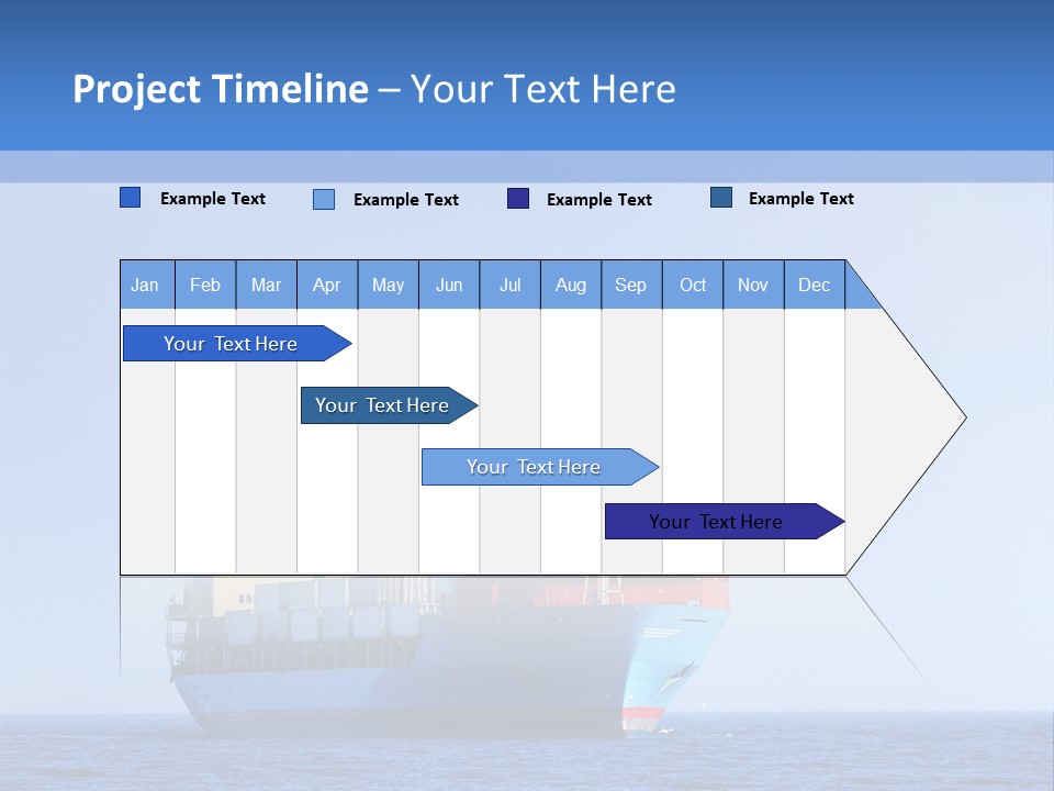 Blue Loading Heavy PowerPoint Template