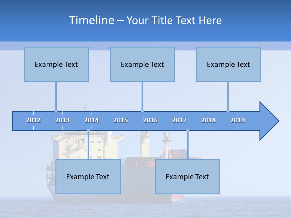 Blue Loading Heavy PowerPoint Template