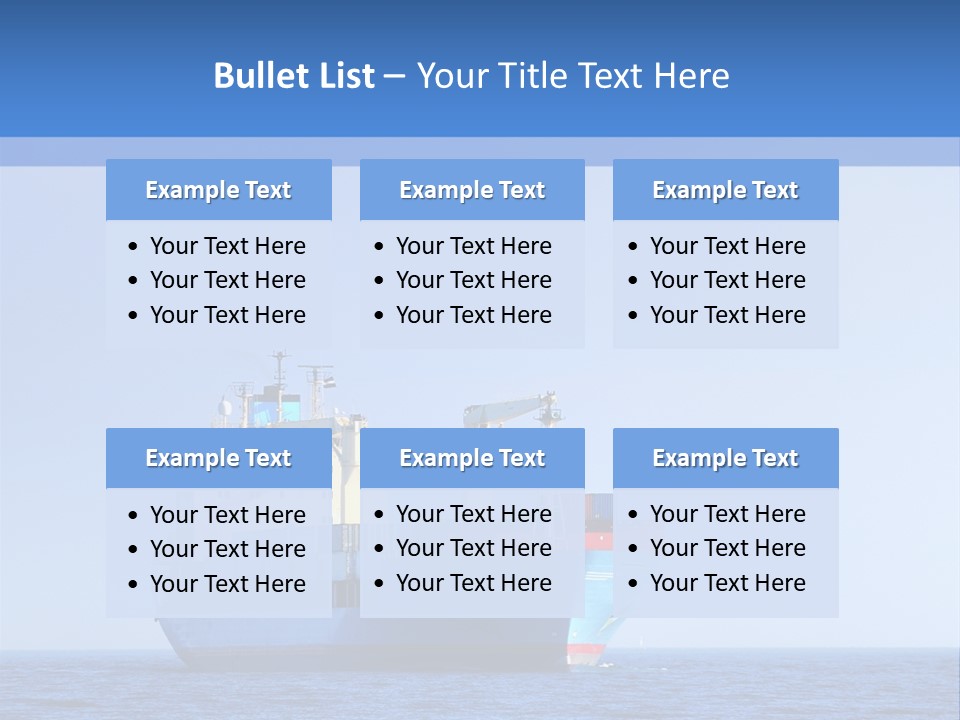 Blue Loading Heavy PowerPoint Template