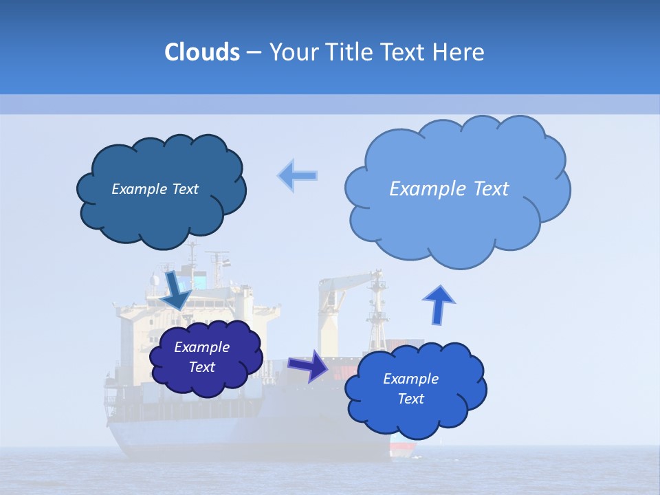 Blue Loading Heavy PowerPoint Template