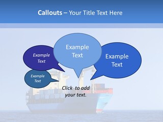 Blue Loading Heavy PowerPoint Template