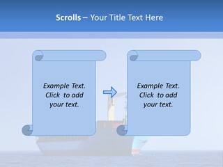 Blue Loading Heavy PowerPoint Template