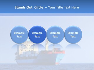 Blue Loading Heavy PowerPoint Template