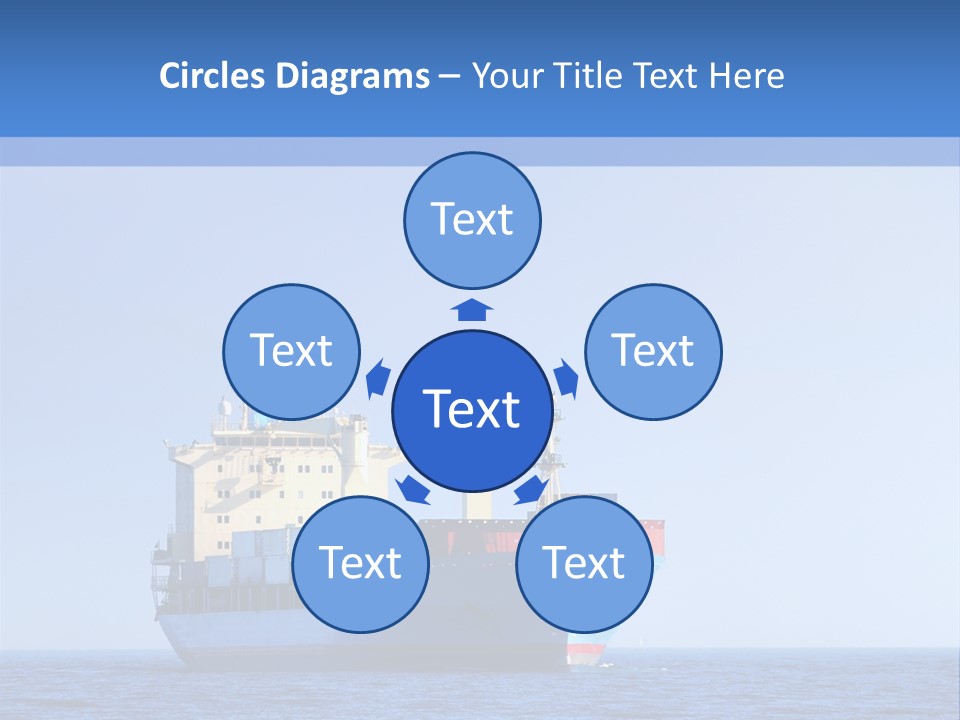 Blue Loading Heavy PowerPoint Template