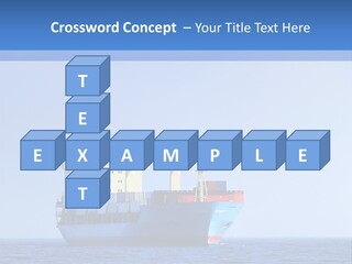 Blue Loading Heavy PowerPoint Template