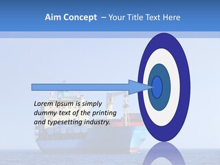 Blue Loading Heavy PowerPoint Template