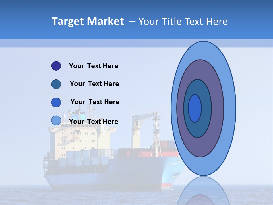Blue Loading Heavy PowerPoint Template