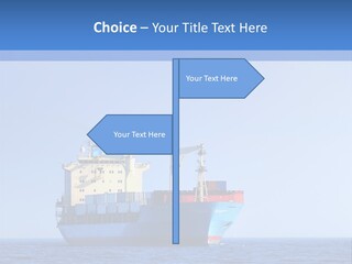 Blue Loading Heavy PowerPoint Template