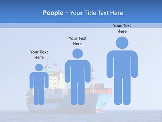 Blue Loading Heavy PowerPoint Template