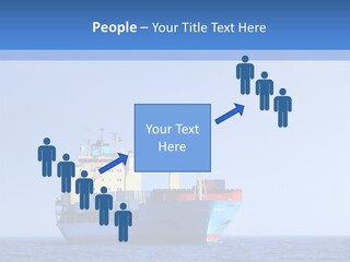 Blue Loading Heavy PowerPoint Template
