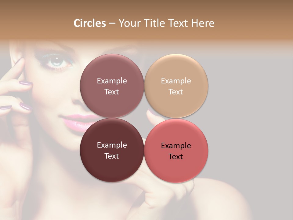Make Up Beauty Salon Girl PowerPoint Template