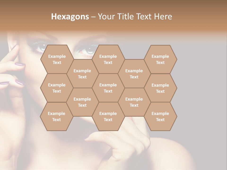 Make Up Beauty Salon Girl PowerPoint Template