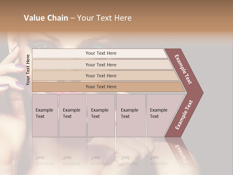 Make Up Beauty Salon Girl PowerPoint Template